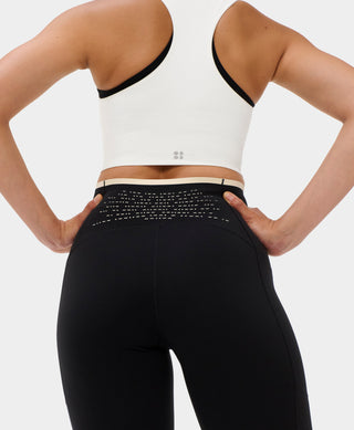 Sweaty Betty Laser Cut 7/8 Leggings | Black