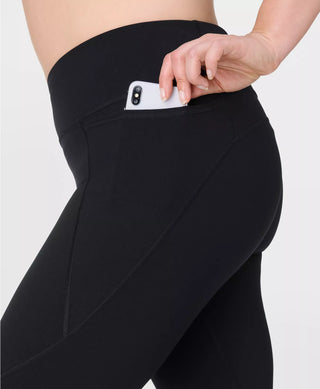 Sweaty Betty Power 7/8 Workout Leggings | Black/White