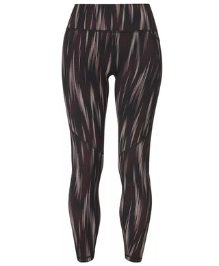 Sweaty Betty Power 7/8 Workout Leggings | Brown Strobe Dot Print