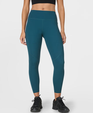 Sweaty Betty Power 7/8 Workout Leggings | Deep Green