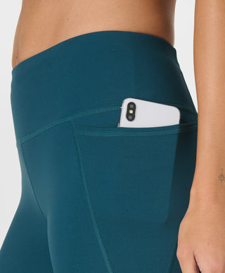 Sweaty Betty Power 7/8 Workout Leggings | Deep Green