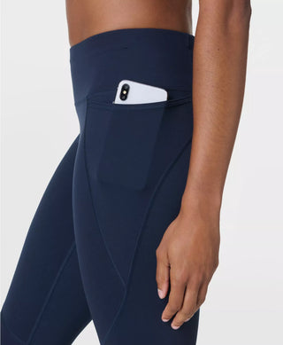 Sweaty Betty Power 7/8 Workout Leggings | Navy Blue