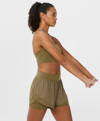 Sweaty Betty Tempo Run 4" Shorts | Khaki Brown