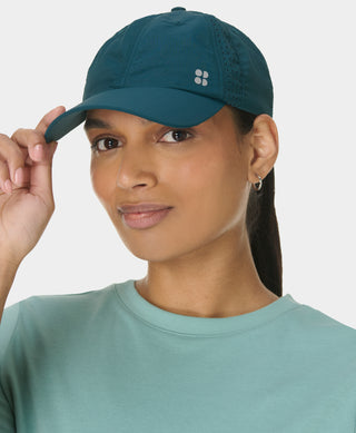 Sweaty Betty Swiftie Pace Cap | Deep Green