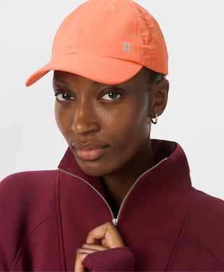 Sweaty Betty Swiftie Pace Cap | Tuscan Orange