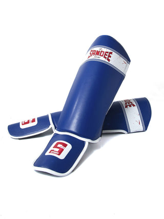 Sandee Sport Slim Shinguard | Blue/White