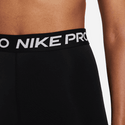 Nike Womens Pro High-Waisted 7/8 Mesh Panel Leggings | Black