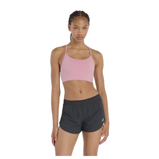 New Balance Essential Yoga Bra | Pink Taffy