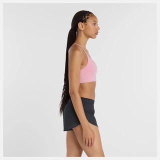 New Balance Essential Yoga Bra | Pink Taffy
