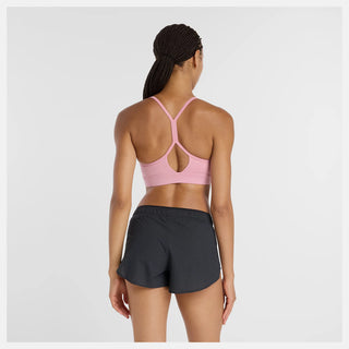 New Balance Essential Yoga Bra | Pink Taffy