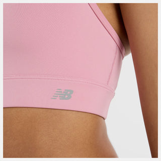 New Balance Essential Yoga Bra | Pink Taffy