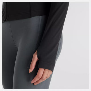 New Balance Womens Harmony Fitted Full Zip | Black