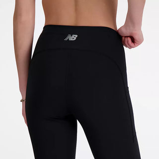 New Balance Womens Sleek Pocket High Rise Legging 27 | Black