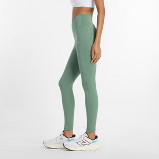 New Balance 27" Sleek Pocket High Rise Legging | Dark Juniper
