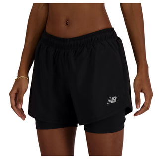 New Balance Women Sport Essential 2-in-1 Short 3 | Black
