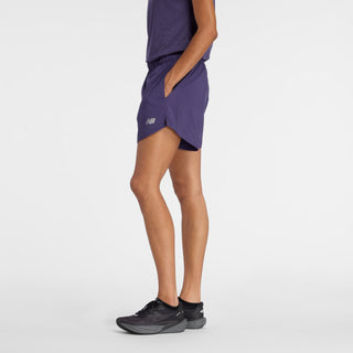 New Balance Womens Sport Essential 5" Shorts | Boysenberry