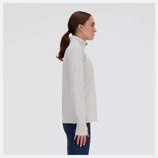 New Balance Sport Essentials Space Dye 1/4 Zip | Ash Heather