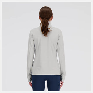 New Balance Sport Essentials Space Dye 1/4 Zip | Ash Heather