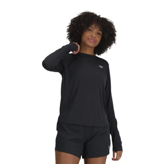 New Balance Athletics Long Sleeve Shirt | Black Heather