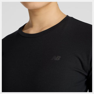 New Balance Micro-Rib Long Sleeve | Black