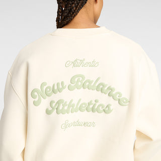 New Balance Linear Heritage Fleece Crew | Permafrost