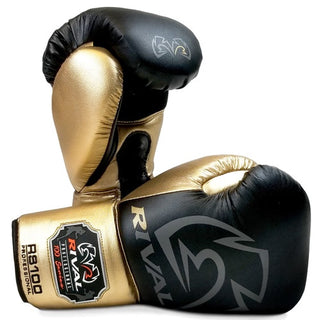 RIVAL RS100 PRO SPARRING GLOVE BLACK/GOLD - Taskers Sports