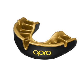 OPRO Gold Self-Fit Junior Mouthguard  | Black/Gold