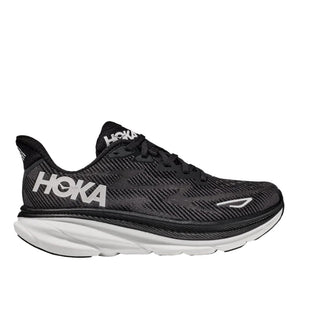 Hoka Mens Clifton 9 | Black/White