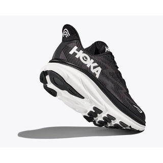 Hoka Mens Clifton 9 | Black/White