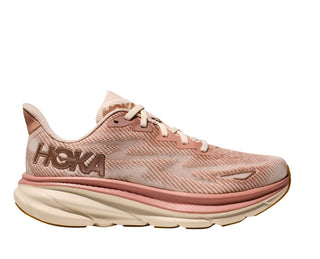 Hoka Womens Clifton 9 | Sandstone/Cream