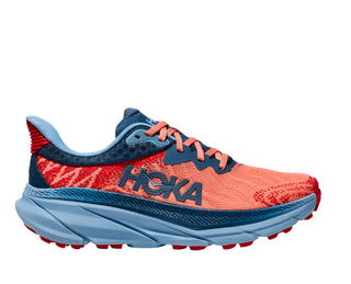 Hoka Womens Challenger 7 | Papaya/Real Teal