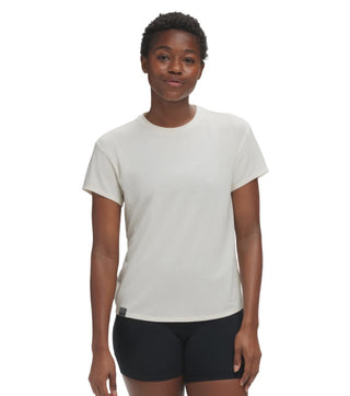 Hoka Womens Essential Tee | Eggnog