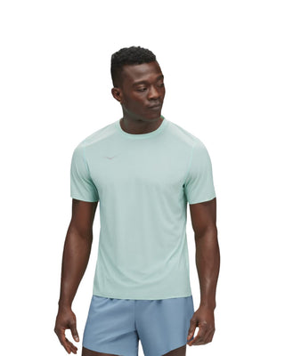 Hoka Mens Airolite Run Short Sleeve Tee | Cloudless