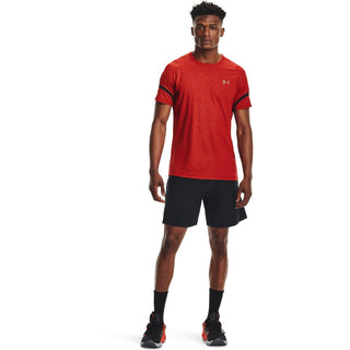 UNDER ARMOUR KNIT WOVEN HYBRID SHORTS | BLACK/WHITE - Taskers Sports