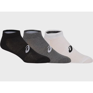 Asics Low Cut Running Socks 3 Pack | Black/White/Grey