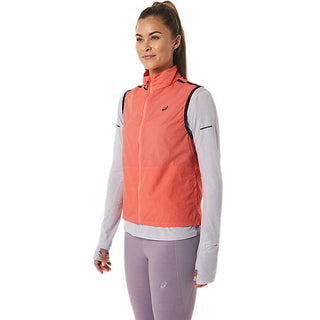 Asics Womens Metarun Packable Vest | Papaya