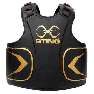 STING VIPER TRAINING BODY PROTECTOR | BLACK/GOLD