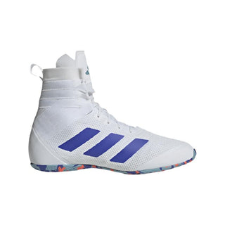 Adidas Speedex 18 Boxing Boots | Cloud White/Lucid Blue