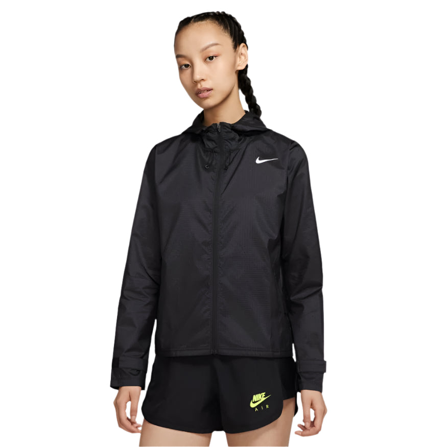 NIKE WOMENS ESSENTIAL RUNNING JACKET BLACK – Taskers Sports