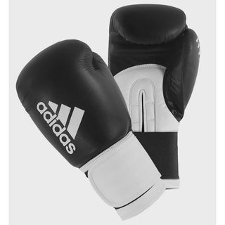 Adidas Hybrid 100 Kids Boxing Gloves | Black/White