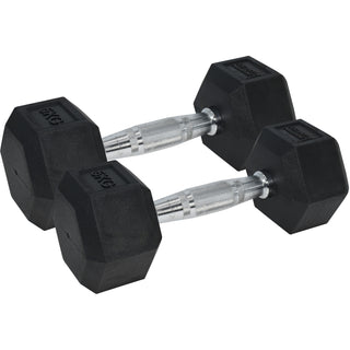 UF PRO HEX DUMBBELL PAIR | 5KG - CLICK & COLLECT ONLY - Taskers Sports