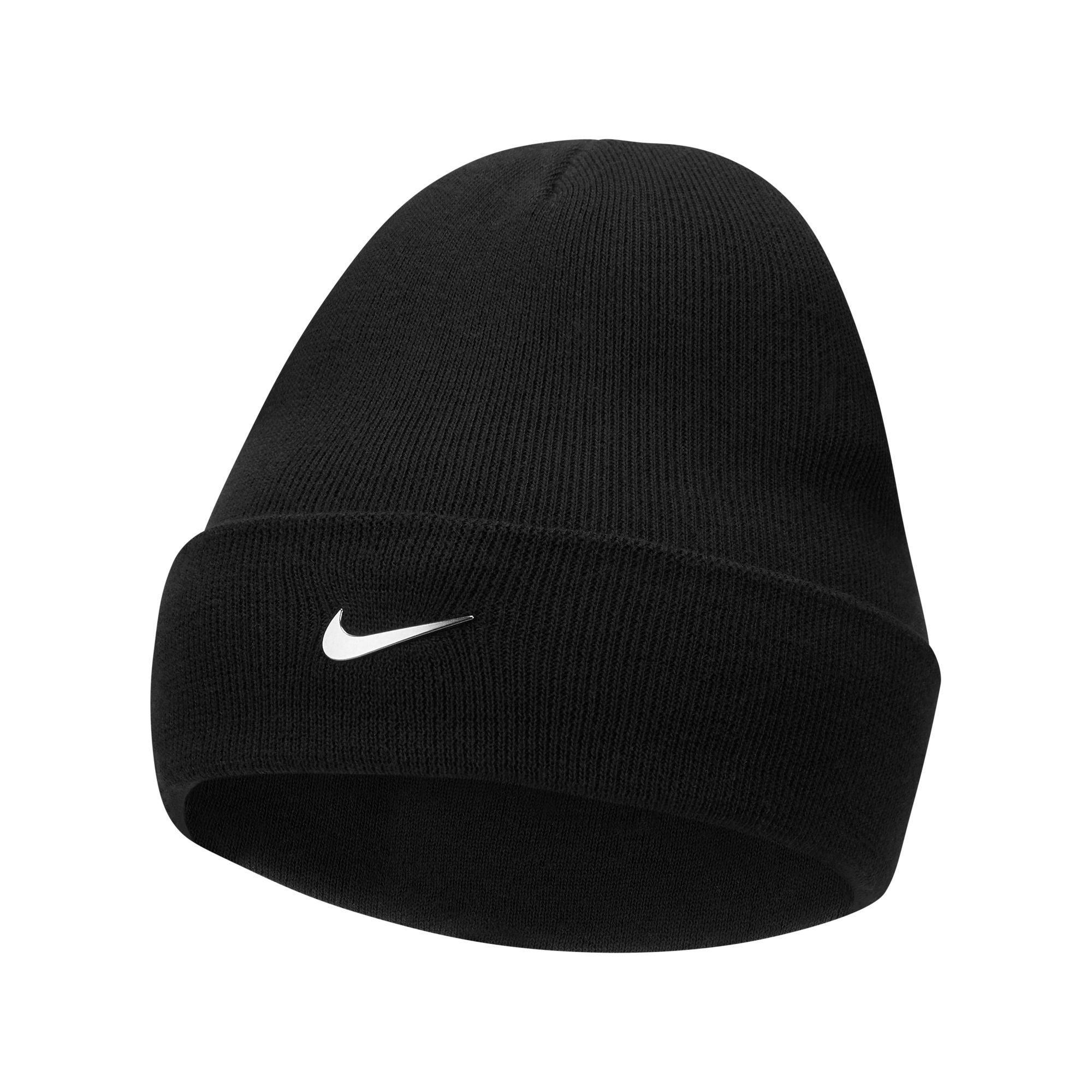 Nike Cuffed Swoosh Beanie Black/Gunmetal – Taskers Sports