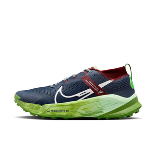 Nike Mens Zoom Zegama Trail | Thunder Blue/Summit White/Chlorophyll