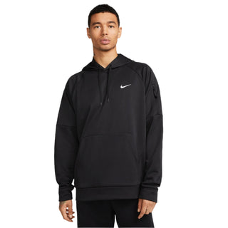 Nike Mens Therma-FIT Hooded Pullover | Black/White