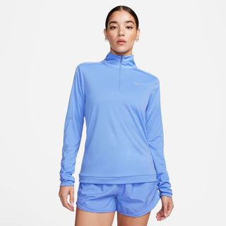 Nike Womens Dri-FIT Pacer 1/4 Zip | Polar/Reflective Silver