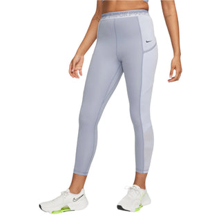 Nike Womens Pro High-Waisted 7/8 Training Leggings | Indigo Haze/Oxygen Purple