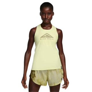 Nike Womens Dri-FIT Trail Running Tank | Luminous Green/Neutral Olive