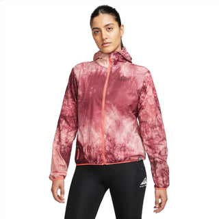 Nike Womens Trail Running Jacket | Ember Glow/Burgundy Crush