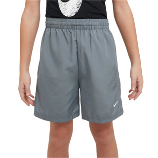 Nike Kids Multi Dri-FIT Training Shorts | Smoke Grey/White