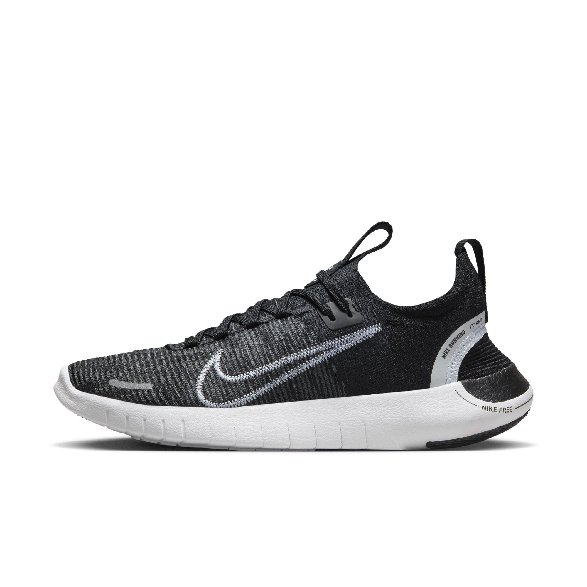 Nike Womens Free Run Next Nature Black/White – Taskers Sports
